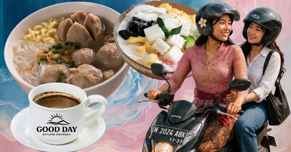 Malang City Night Motorbike Food Tour with Good Day exploring authentic local food, bakso Malang, es teler, coffee, and hidden culinary spots by motorbike