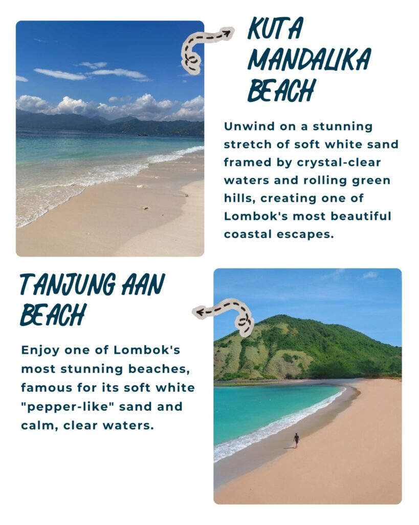 Good Day Lombok Sasak & Mandalika Full Day Tour featuring Sade Traditional Village, Sasak culture, Kuta Mandalika Beach, South Lombok coastline, and a private cultural beach tour in Lombok, Indonesia.