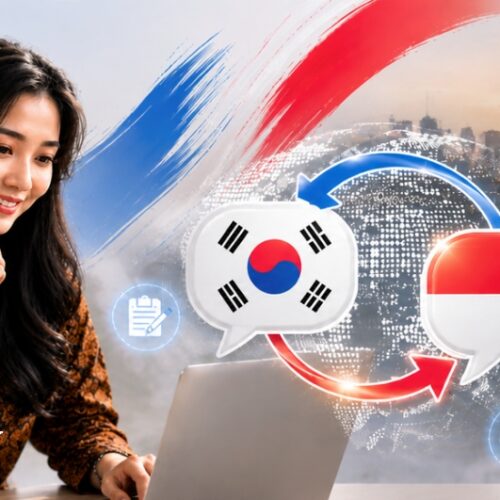 Professional Korean Indonesian translator providing interpretation service between Korea and Indonesia with bilingual communication support