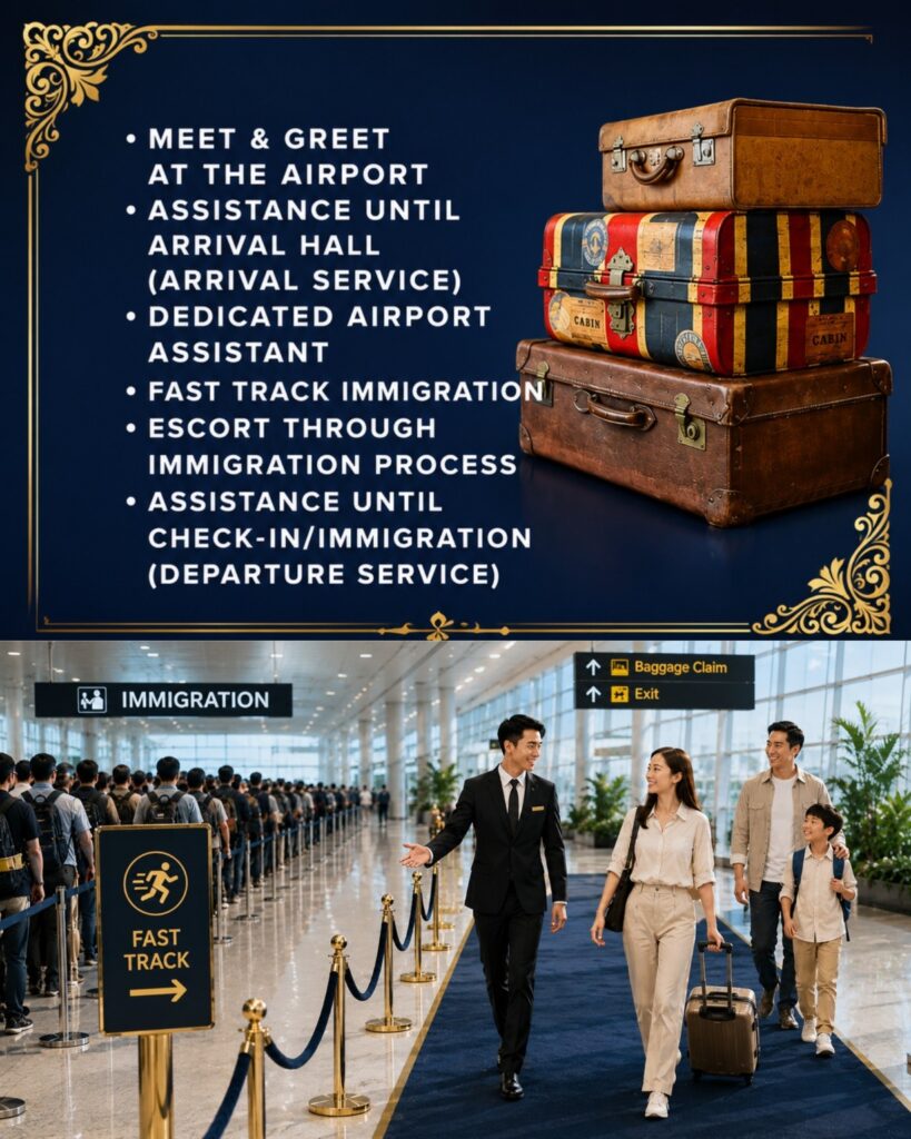 Good Day Tour Fast Track Airport Service in Indonesia with professional airport assistant providing priority immigration assistance, meet and greet service, English and Korean support, and faster airport arrival experience.