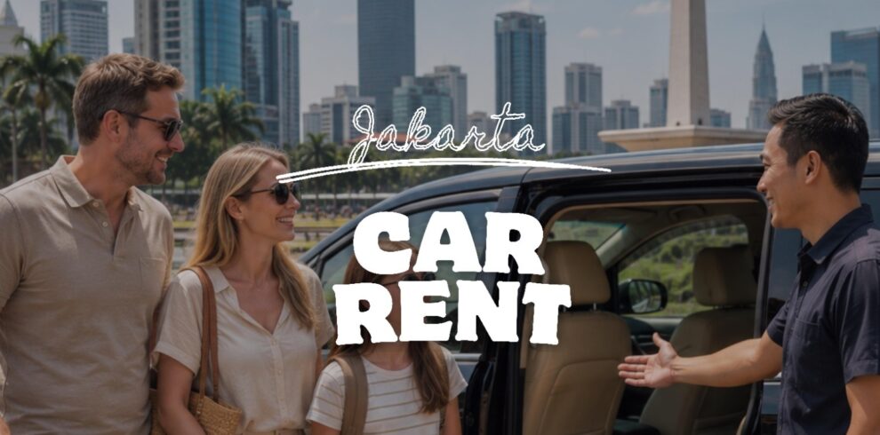 Private car rental with professional driver in Jakarta, Indonesia. Comfortable airport transfer and city transportation for families, business travelers, and tourists by Good Day Tour.