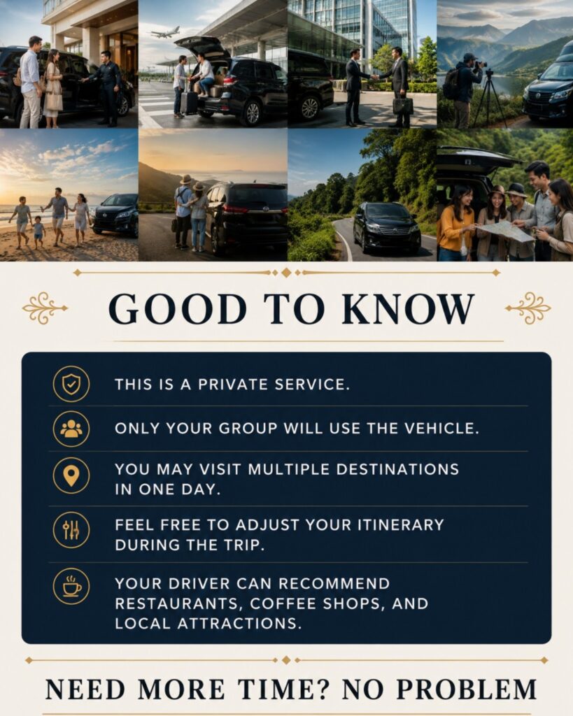 Private car charter with professional driver in Malang, East Java, Indonesia for airport transfers, Mount Bromo tours, Batu sightseeing, city tours, and custom travel itineraries.