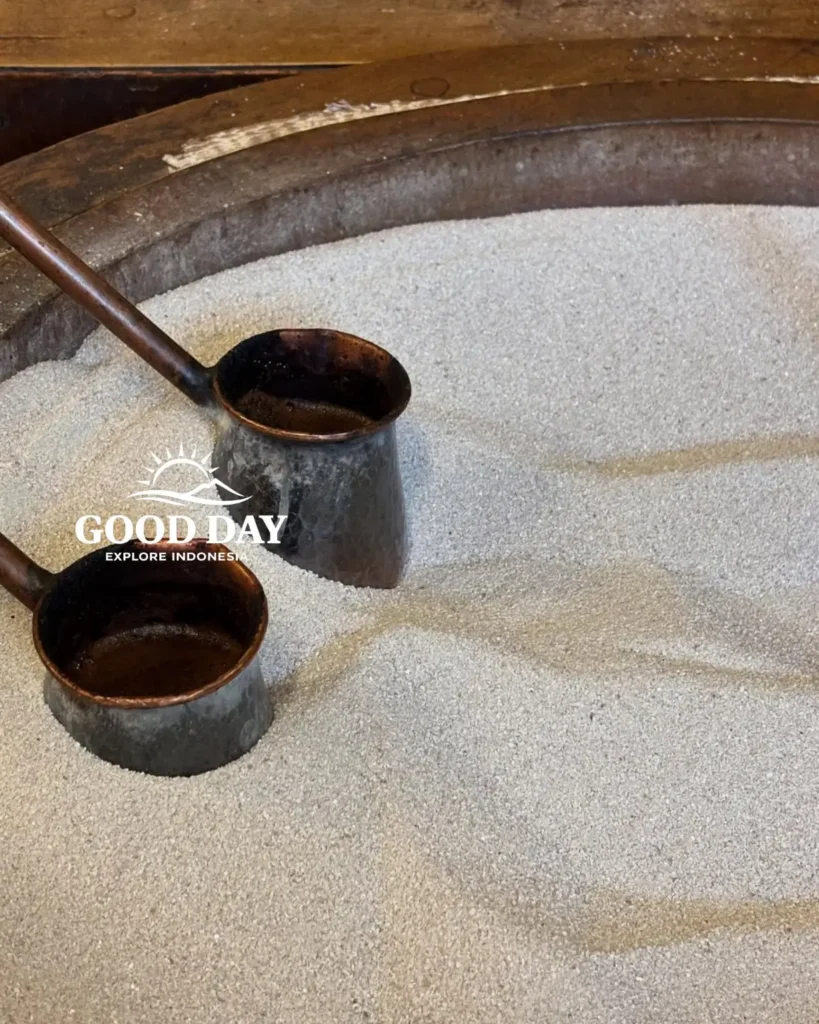 Local café in Glodok Jakarta serving traditional coffee and toasted bread