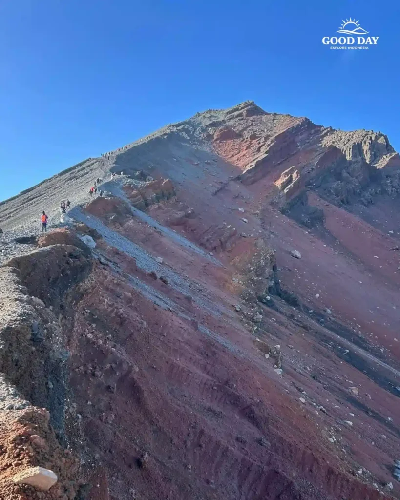 Mount Rinjani and scenic mountain landscape in Lombok, Indonesia